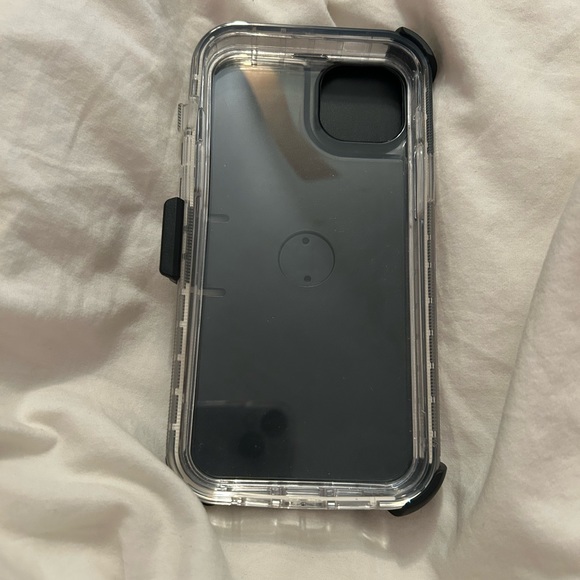 Clear iPhone Cases for 14 Plus/Pro Max with Black Clip Case - Picture 4 of 10